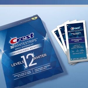 Crest 3DWhitestrips Professional Bright – 18 Treatments (36 Strips) NWT